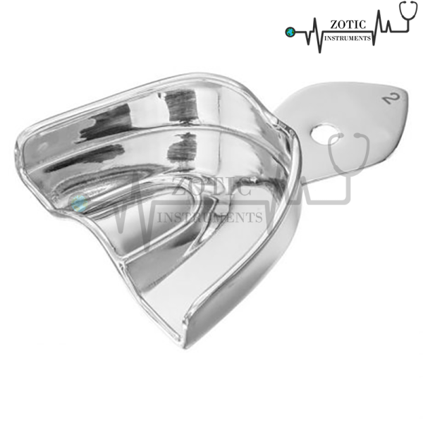 IMPRESSION TRAYS FOR IMPRESSIONS IN ALGINATE AND SILICONE