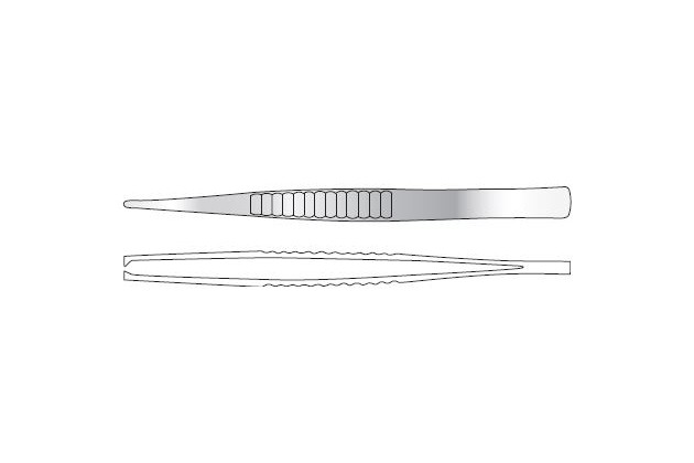 Post Mortem TREVES DISSECTING FORCEPS 203MM 1 Post Mortem TREVES DISSECTING FORCEPS 203MM