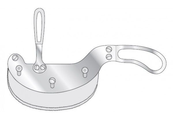 SAW SPINAL FIXED BACK DOUBLE BLADED ADJUSTABLE