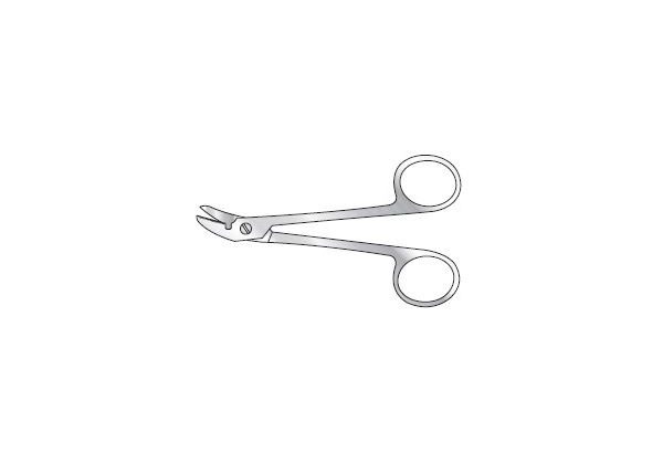 SCISSOR POST MORTEM STRAIGHT